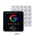 NFC business sticker (google tap to review) (black)