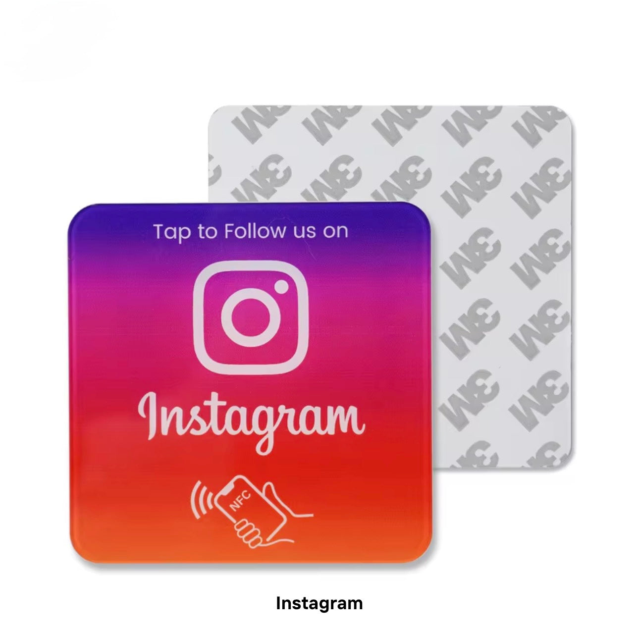 NFC business sticker (instagram tap to view page)